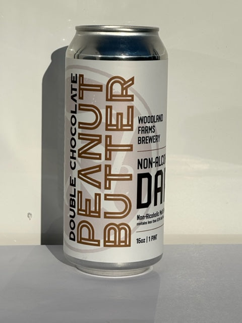 Double Chocolate Peanut Butter Dark - Non Alcoholic Stout, 4pk - Woodland Farms Brewery LLC