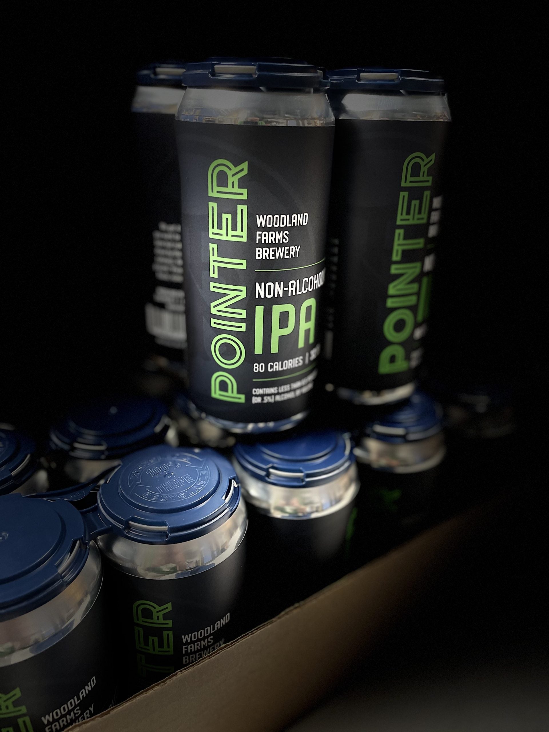 Pointer - Non-Alcoholic IPA, 4 pack - Woodland Farms Brewery LLC